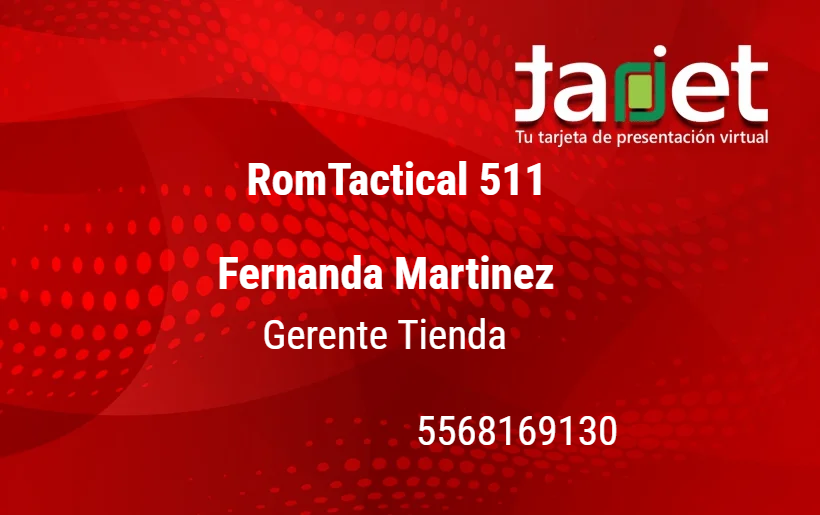 Tarjeta de presentación