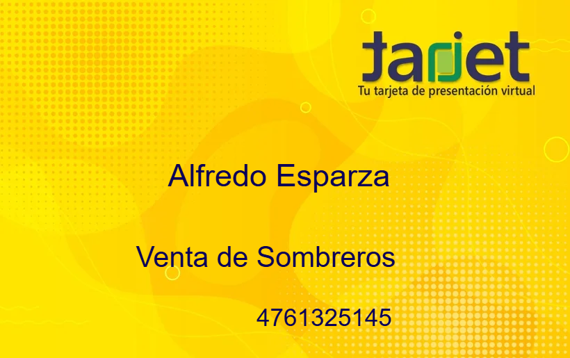 Tarjeta de presentación