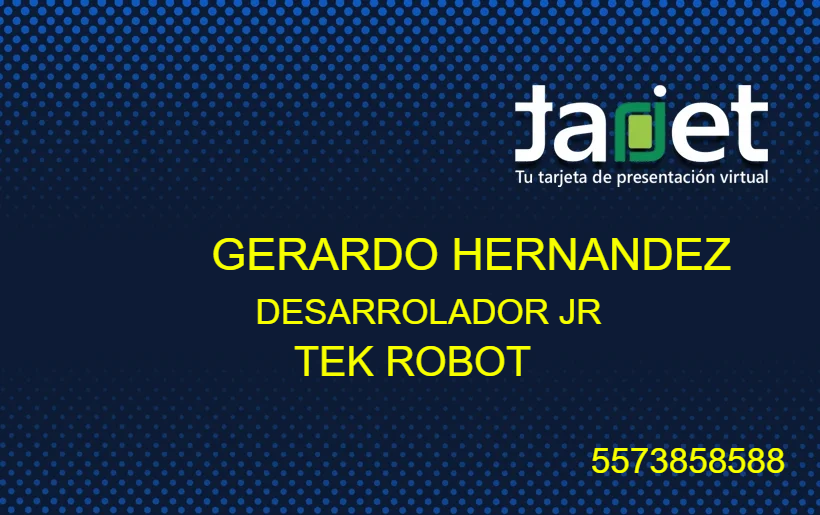 Tarjeta de presentación