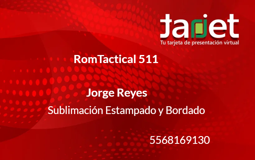 Tarjeta de presentación