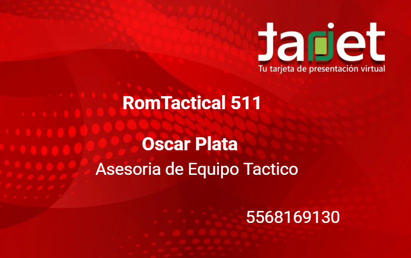 Tarjeta de presentación