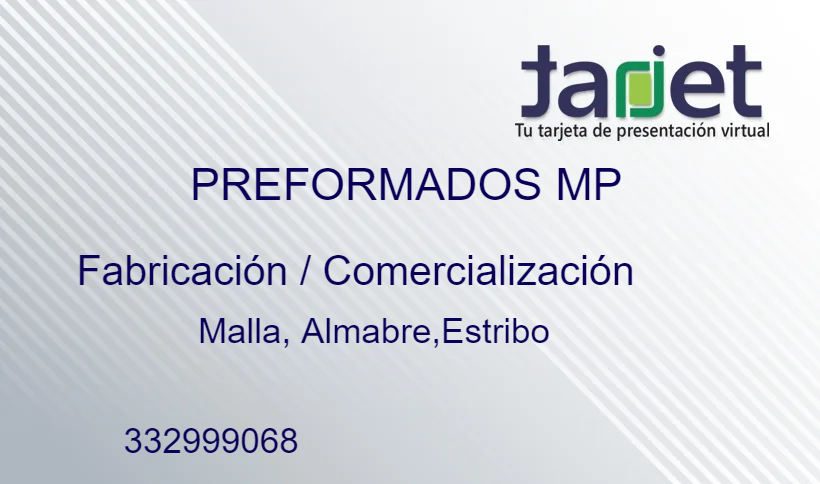 Tarjeta de presentación