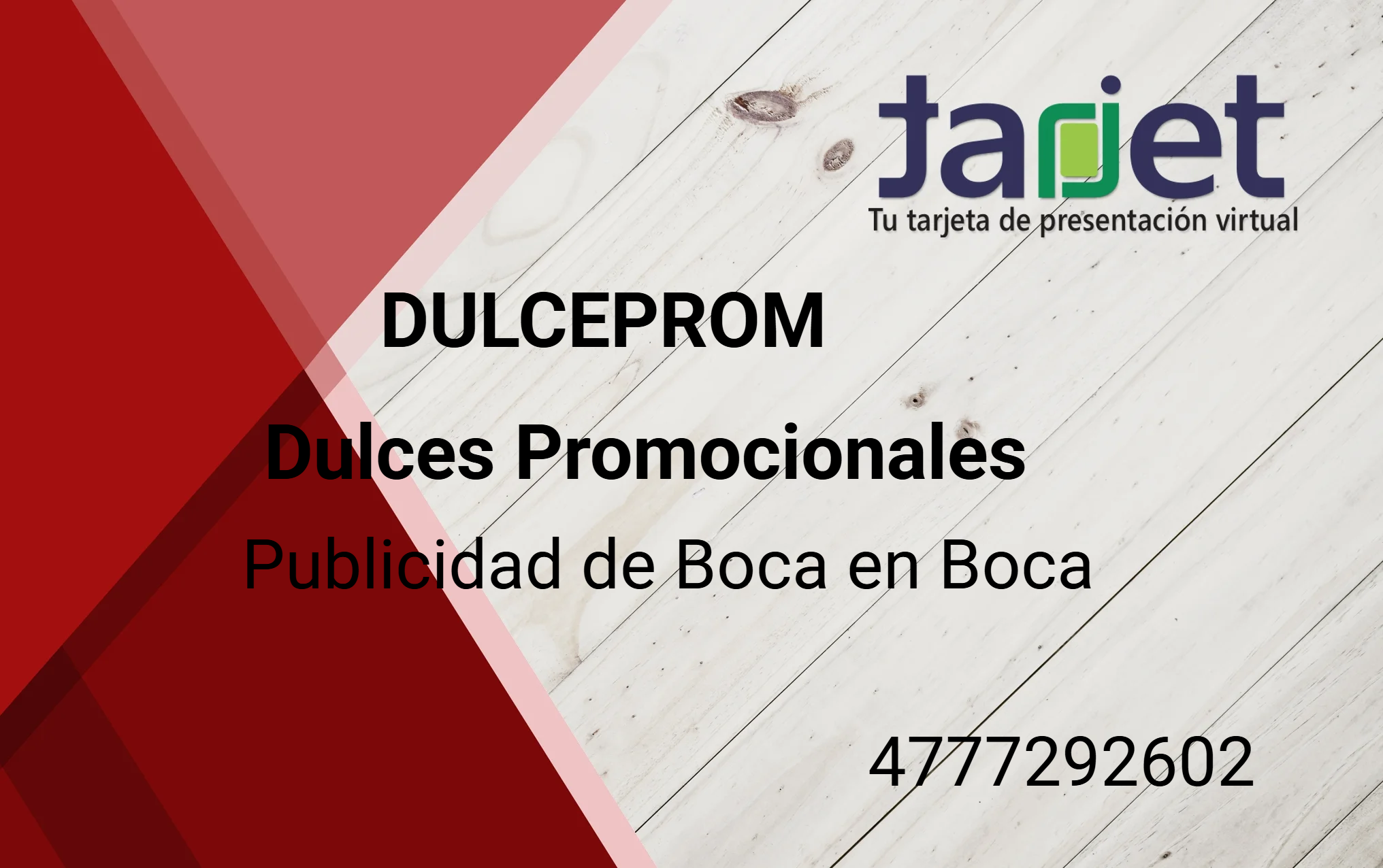 Tarjeta de presentación