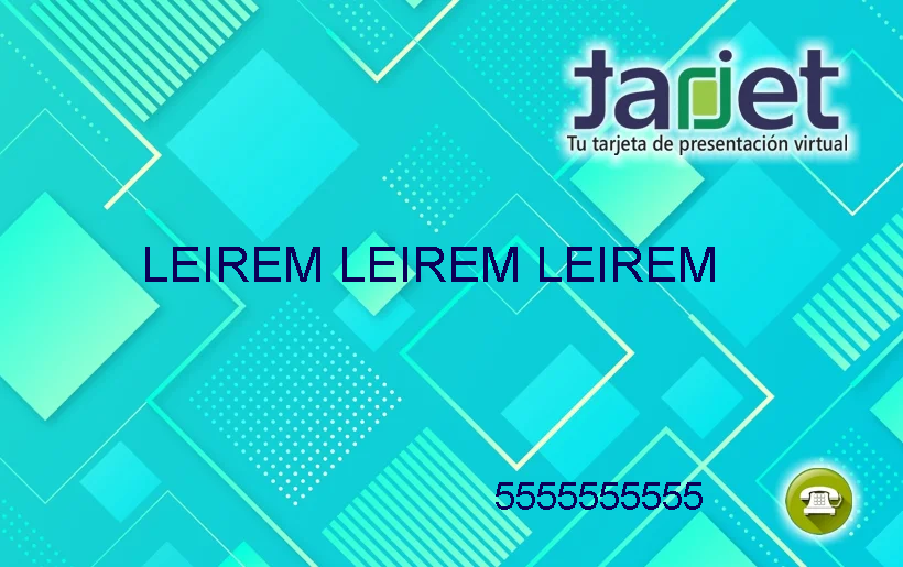 Tarjeta de presentación