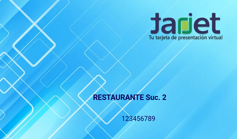 Tarjeta de presentación