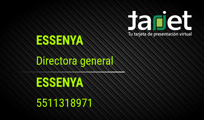 Tarjeta de presentación